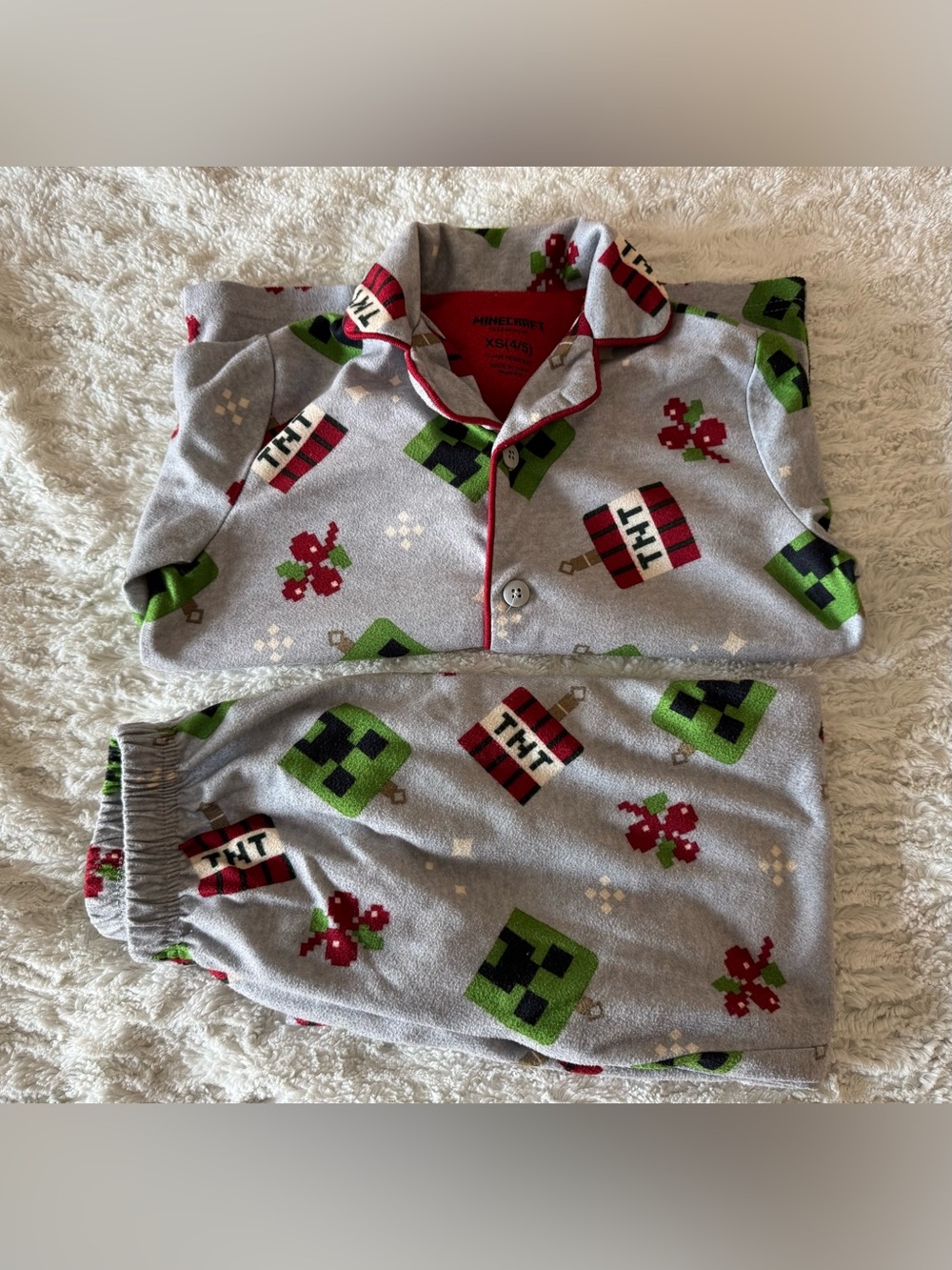Boys Minecraft Pajama Set